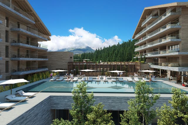 <p>Six Senses Crans-Montana is a high-altitude stay with views of the Matterhorn mountain</p>
